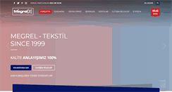 Desktop Screenshot of megreltekstil.com